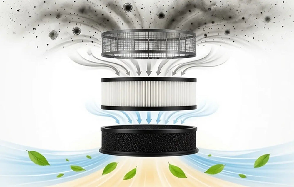 Replacing the filter on your compact air purifier