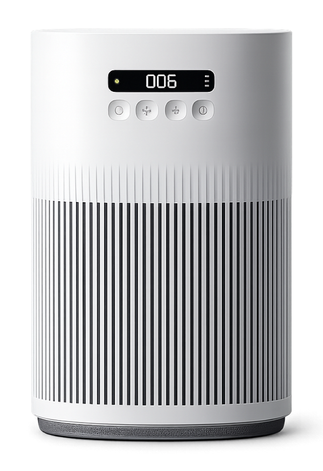 AirNest smart air purifier standing upright against a clean background