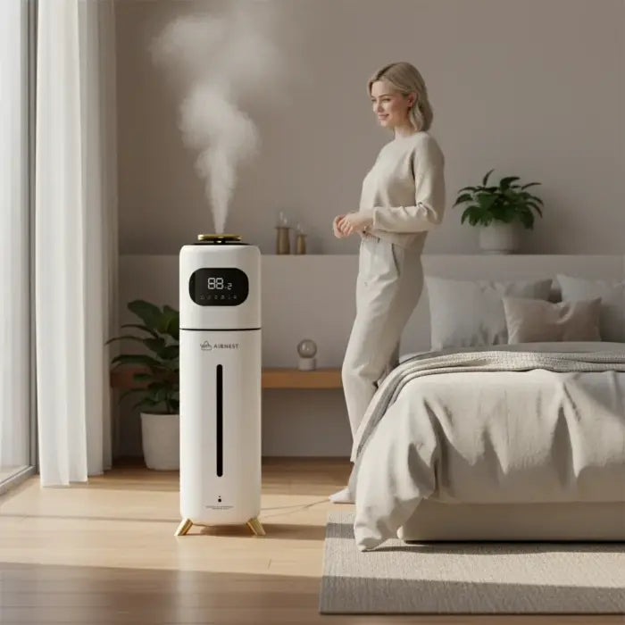 Ultrasonic Humidifier | Silent + UV + Smart humidity control