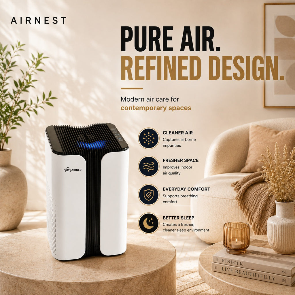 Airnest Core — Quiet HEPA 13 Air Purifier