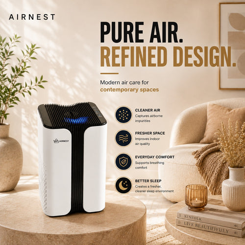 Airnest Core — Quiet HEPA 13 Air Purifier