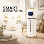 Ultrasonic Humidifier | Silent + UV + Smart humidity control