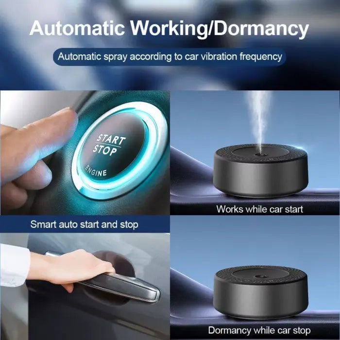 Airnest™ Journey — Smart Sensor Ultrasonic Car Aroma Diffuser