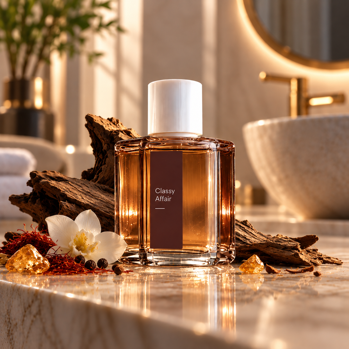Airnest Classy Affair woody sandalwood washroom fragrance refill, 40 ml bottle for the Airnest wall diffuser