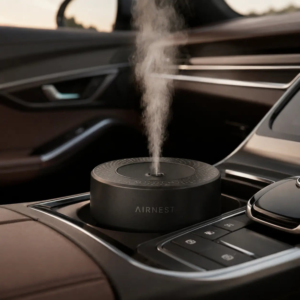 Airnest™ Journey — Smart Sensor Ultrasonic Car Aroma Diffuser