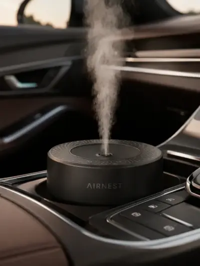 Airnest™ Journey — Smart Sensor Ultrasonic Car Aroma Diffuser